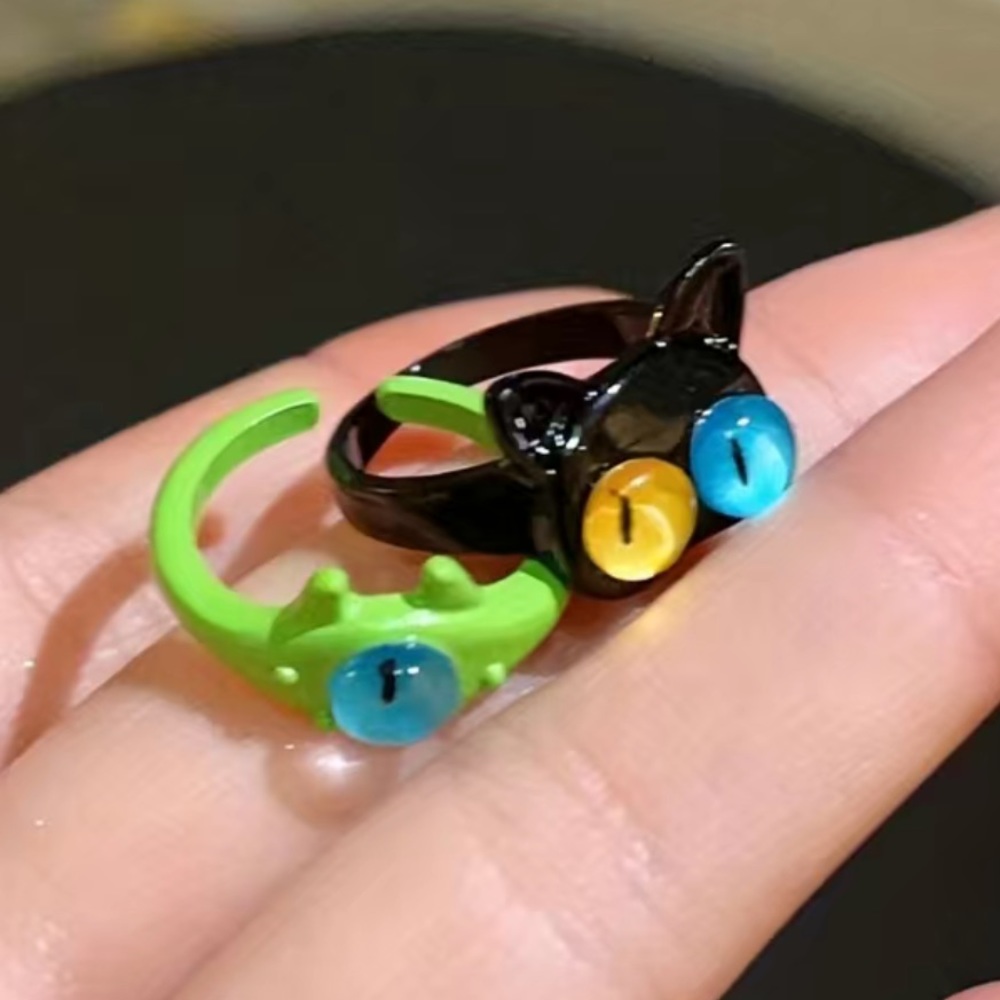 Two Monster Eye Rings
